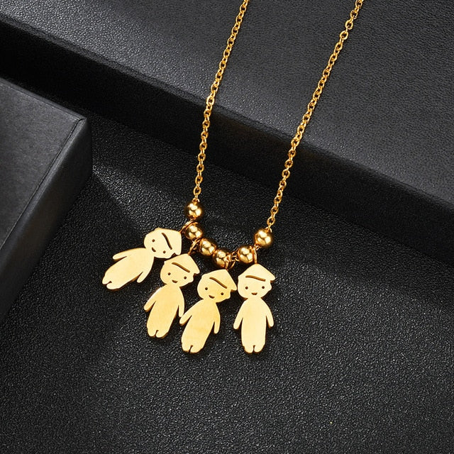 Gold plating / engrave name / 4 Boys