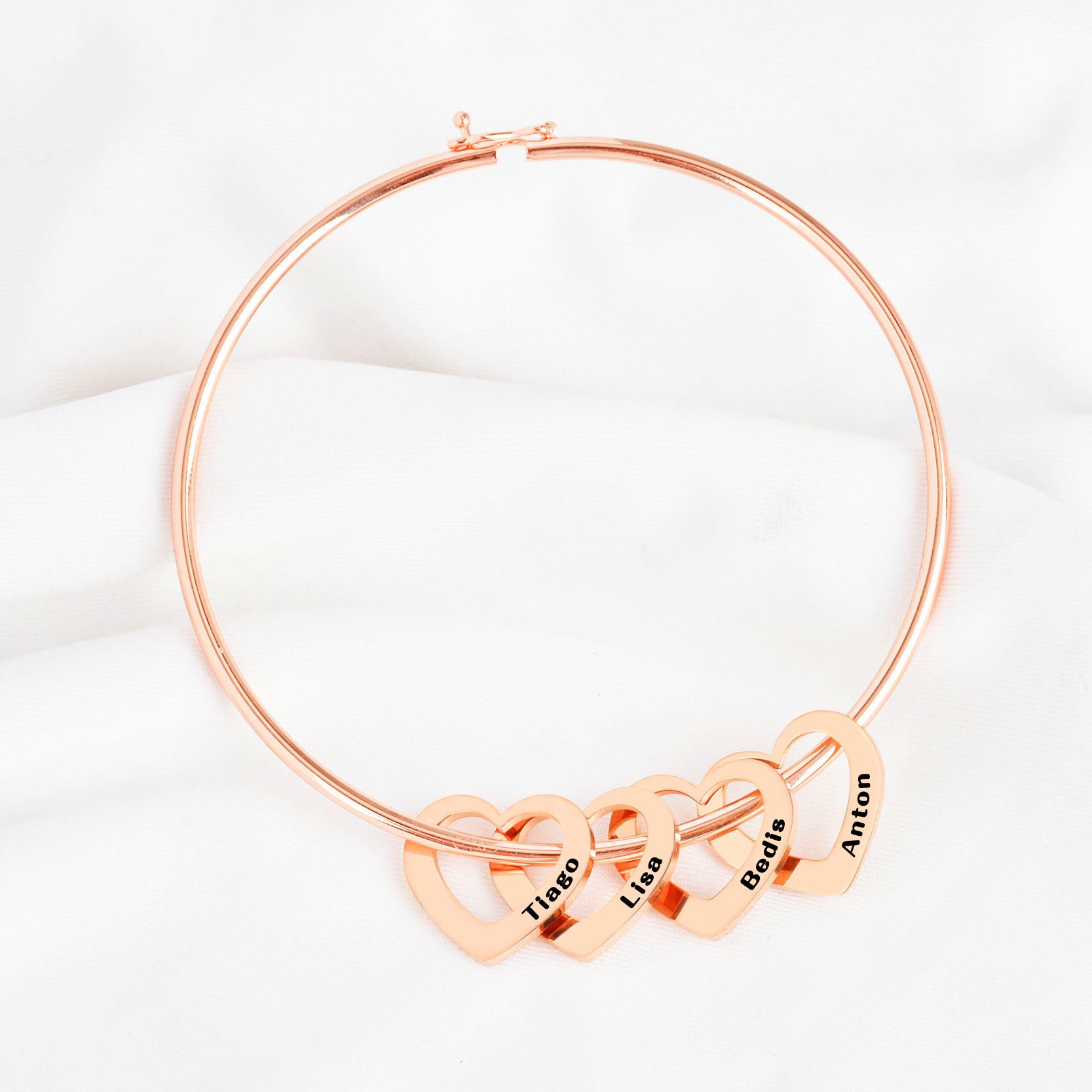 Rose Gold Plating / 1 Heart